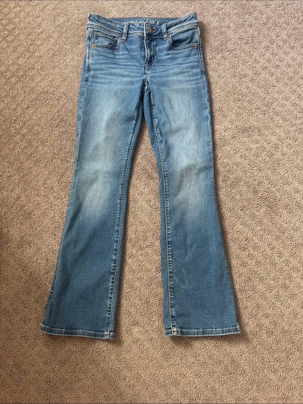 American Eagle Outfitters Medium Blue Flared Jeans